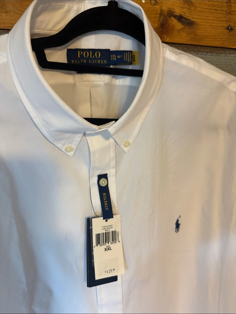 NWT Polo Ralph Lauren Classic Fit Stretch Poplin Shirt